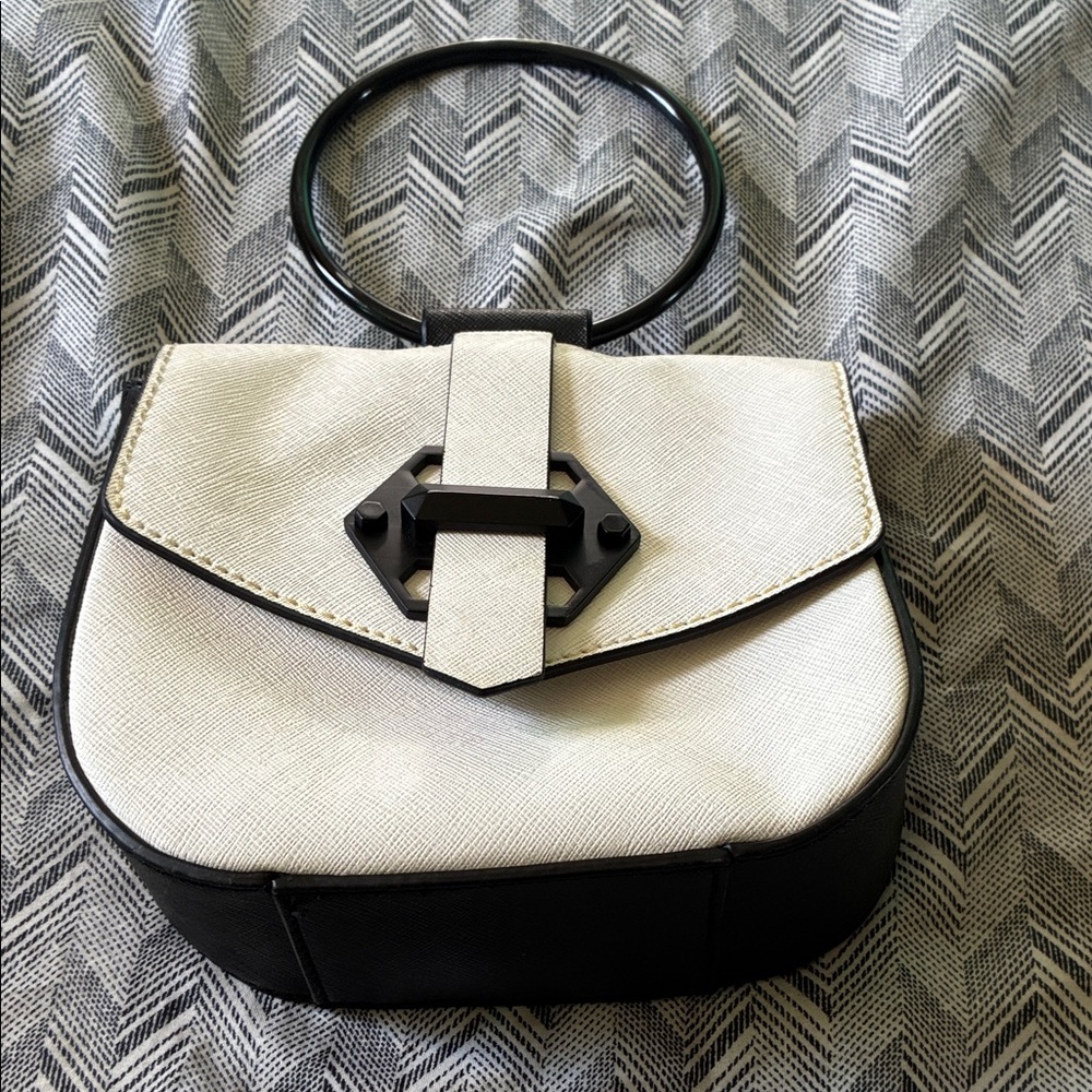 Nasty Gal Black and White Mini Bag